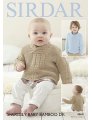Sirdar Snuggly Baby and Children Patterns - 4664 Wrap or Round Neck Sweater Patterns photo