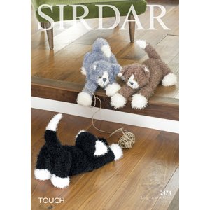 Sirdar Touch Patterns - 2474 Cat - PDF DOWNLOAD Pattern