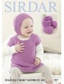 Sirdar Snuggly Baby and Children Patterns - 4669 Bonnet, Booties, and Dress Patterns photo