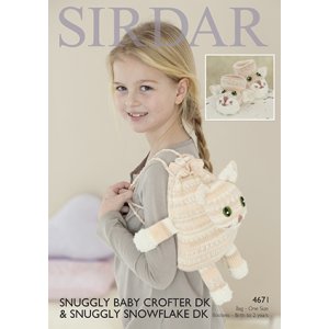 Sirdar Snuggly Baby and Children Patterns - 4671 Booties and Bag Pattern