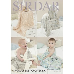 Sirdar Snuggly Baby and Children Patterns 4673 Blanket