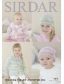 Sirdar Snuggly Baby and Children Patterns - 4675 One Button Cardigan and Hat - PDF DOWNLOAD Patterns photo