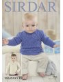 Sirdar Snuggly Baby and Children Patterns - 4705 Cabled Baby and Child Sweater - PDF DOWNLOAD Patterns photo