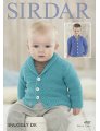 Sirdar Snuggly Baby and Children Patterns - 4707 Shawl Collared Cardigan - PDF DOWNLOAD Patterns photo