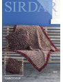 Sirdar Caboodle Patterns - 7840 Throw & Pillow Cover Patterns photo