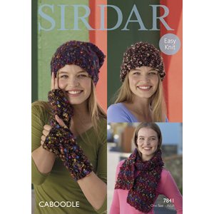 Sirdar Caboodle Patterns - 7841 Accessories - PDF DOWNLOAD Pattern