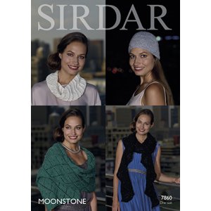 Sirdar Moonstone Patterns - 7860 Accessories Pattern