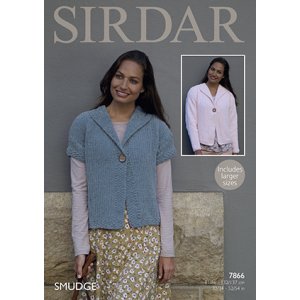 Sirdar Smudge Patterns - 7866 Cardigan - PDF DOWNLOAD Pattern