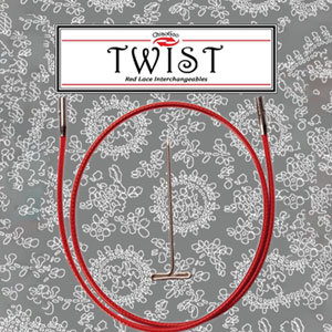 ChiaoGoo TWIST Red Cables Needles - 30"/75cm [M] Needles