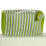 Knitter's Pride Hand Block Printed Fabric bags - Joy - Green Stripe - Large (1) Accessories photo