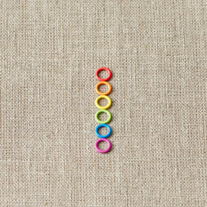 cocoknits Maker's Keep Accessories - Colorful Ring Stitch Markers - Small