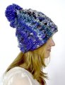 Knit Collage - Eyelet Cable Hat - PDF DOWNLOAD Patterns photo