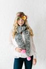 Knit Collage - Bright Spot Scarf - PDF DOWNLOAD Patterns photo