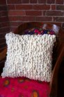 Knit Collage - Cozy Cocoon Pillow - PDF DOWNLOAD Patterns photo
