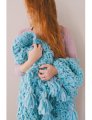 Knit Collage - Snuggle Up Tassel Blanket - PDF DOWNLOAD Patterns photo