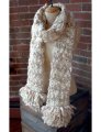 Knit Collage - Loopy Fringe Scarf - PDF DOWNLOAD Patterns photo