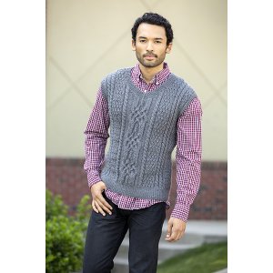 Universal Yarns Deluxe Cable Collection - Chapel Hill Vest - PDF DOWNLOAD