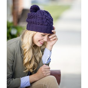 Deluxe Cable Collection - Cold Mountain Hat - PDF DOWNLOAD by Universal Yarns