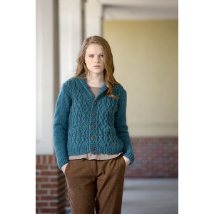 Universal Yarns Deluxe Cable Collection Patterns - Tallulah Cardigan - PDF DOWNLOAD Pattern