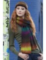 Universal Yarns Classic Shades Book 2: City Neighborhoods Collection - Parallel Ridges Hat & Scarf - PDF DOWNLOAD Patterns photo