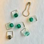Spark Exclusive JBW Stitch Markers - '17 March - Chrysocolla Accessories photo