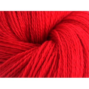 Lotus Cashmere Fingering Yarn - 14 Red
