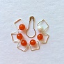 Spark Exclusive JBW Stitch Markers - '17 July - Carnelian Accessories photo