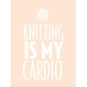 Knitterella Notepads - Knitting is My Cardio