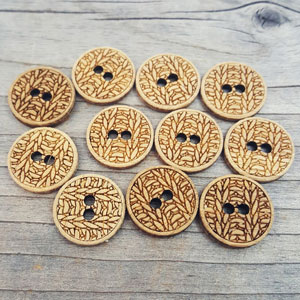 Katrinkles Buttons - Bamboo Buttons photo