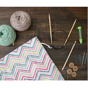Jimmy Beans Wool Learn to Knit kits Pagoda/Indigo