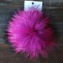 Big Bad Wool Pompoms - Raccoon - Hot Pink (6