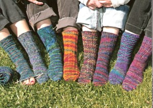 Mountain Colors Patterns - Knit Night Socks Pattern