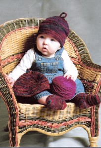 Mountain Colors Patterns - Baby Hat & Socks Pattern