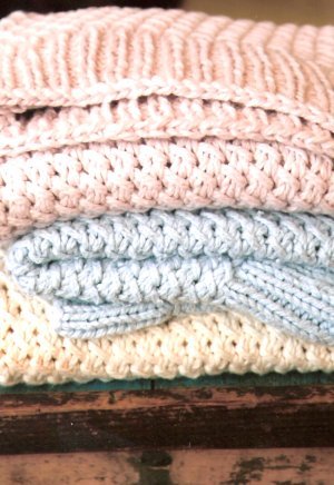Mac & Me Patterns - z083 Lattice Organic Cotton Baby Blanket Pattern