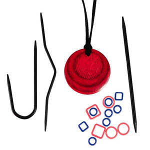 Knitter's Pride Magnetic Knitter's Necklace Kit - Cherry Berry
