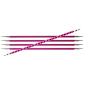 Knitter's Pride Zing Double Pointed Needles - US 8 (5.0mm) - 6" Ruby