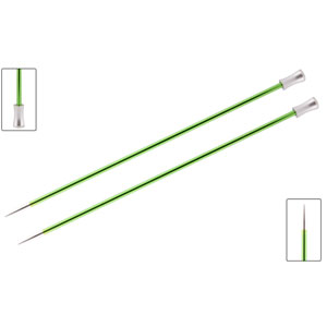 Zing Single Pointed Needles - US 4 (3.5mm) - 10" Chrysolite by Knitter's Pride