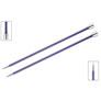 Knitter's Pride Zing Single Pointed Needles - US 10.75 (7.0mm) - 10 Amethyst Needles photo