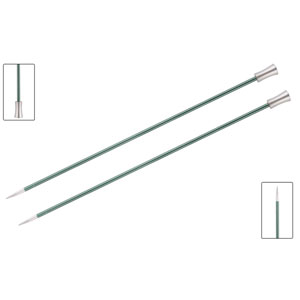Knitter's Pride Zing Single Pointed Needles - US 2.5 (3.0mm) - 14" Jade
