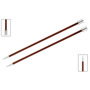 Zing Single Pointed Needles - US 9 (5.5mm) - 14" Sienna by Knitter's Pride
