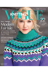 Vogue Knitting International Magazine '18 Fall