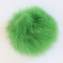 Jimmy Beans Wool Fur Pom Poms - Green - Tie (5