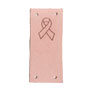 Leather Goods Company Center Fold Leather Label - Breast Cancer Ribbon Accessories photo