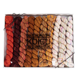Koigu Pencil Box - Venation Shawl - Original