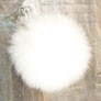 Jimmy Beans Wool Fur Pom Poms - White - Tie (5) Accessories photo