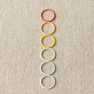 cocoknits Maker's Keep Accessories - Colorful Ring Stitch Markers -  Jumbo