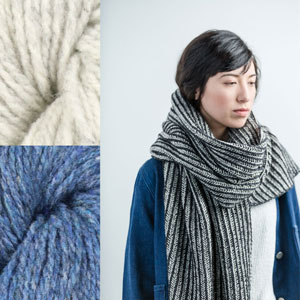Brooklyn Tweed Kits kits Cross Hatch - Snowbound/Flannel