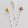 Cohana Sewing Notions - Marking Pins - Flower - Gold/Silver/Bronze Accessories photo