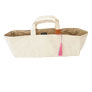 Cohana Bags & Pouches - Waxed Canvas Tool Tote - Natural & Pink Accessories photo
