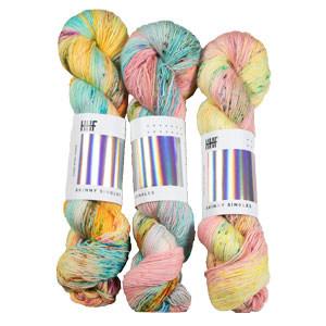 Hedgehog Fibres Jimmy Beans Wool Exclusive Color Fade Kit yarn Sulfur Spring